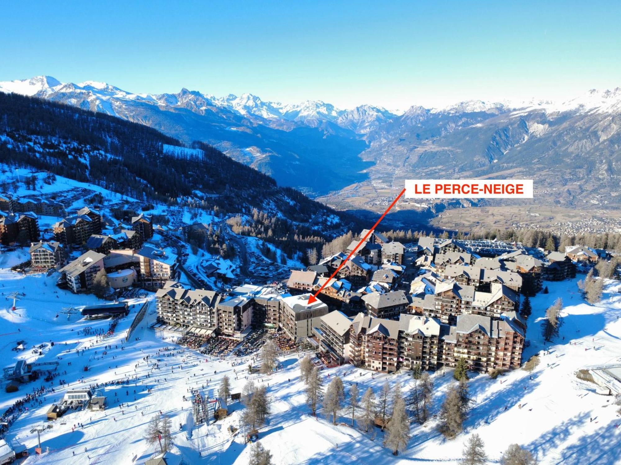 Ferienwohnung Le Perce-Neige Centre Station Risoul Exterior foto